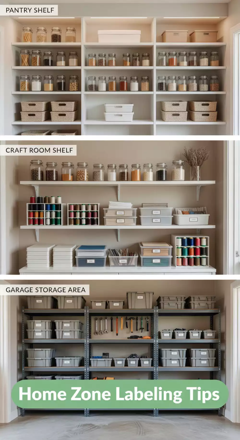 Home Zone Label System That Assigns Every Item in the House a Defined Location