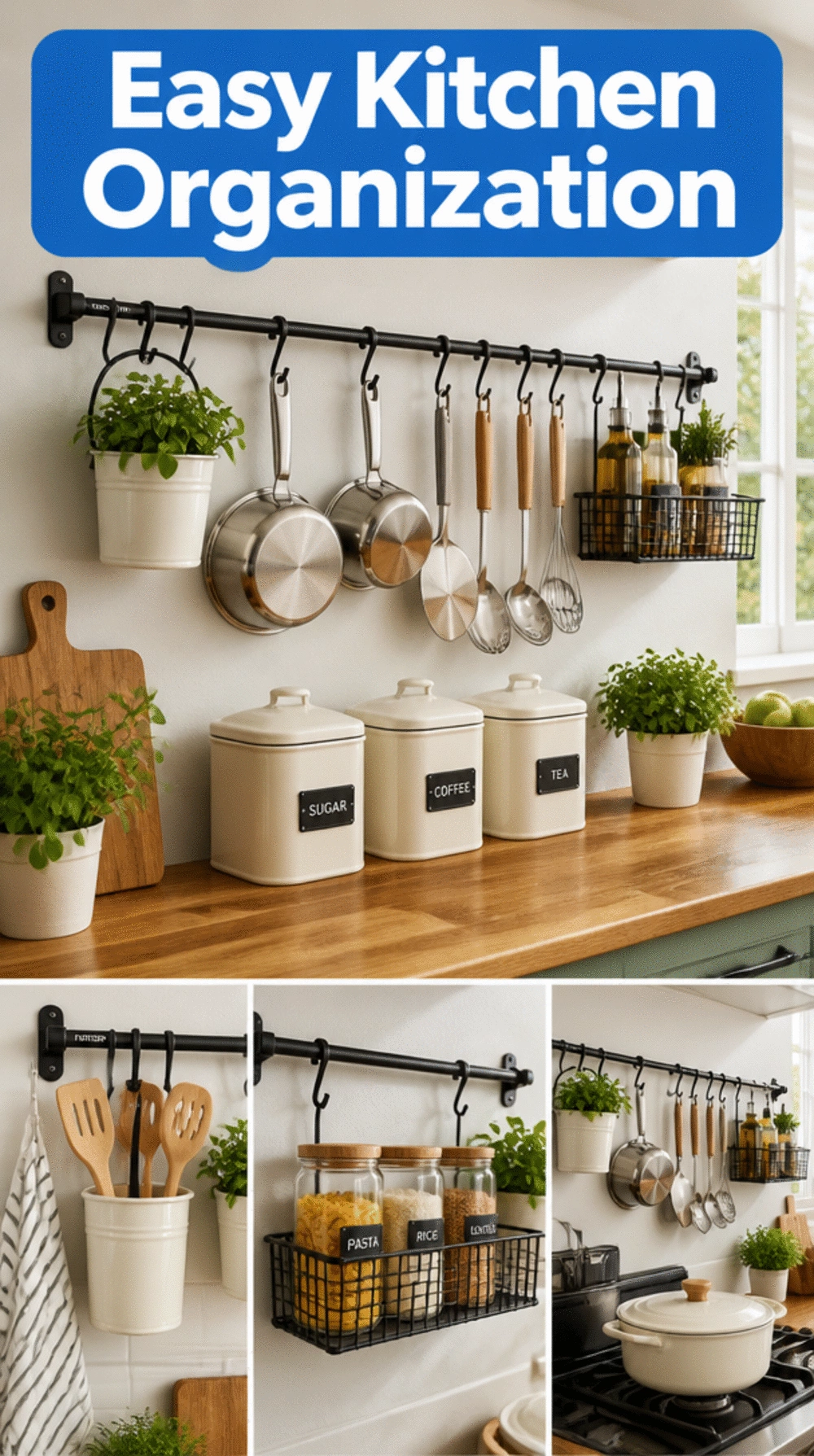 Why IKEA Fintorp Rail in the Kitchen Frees Up an Entire Counter of Clutter