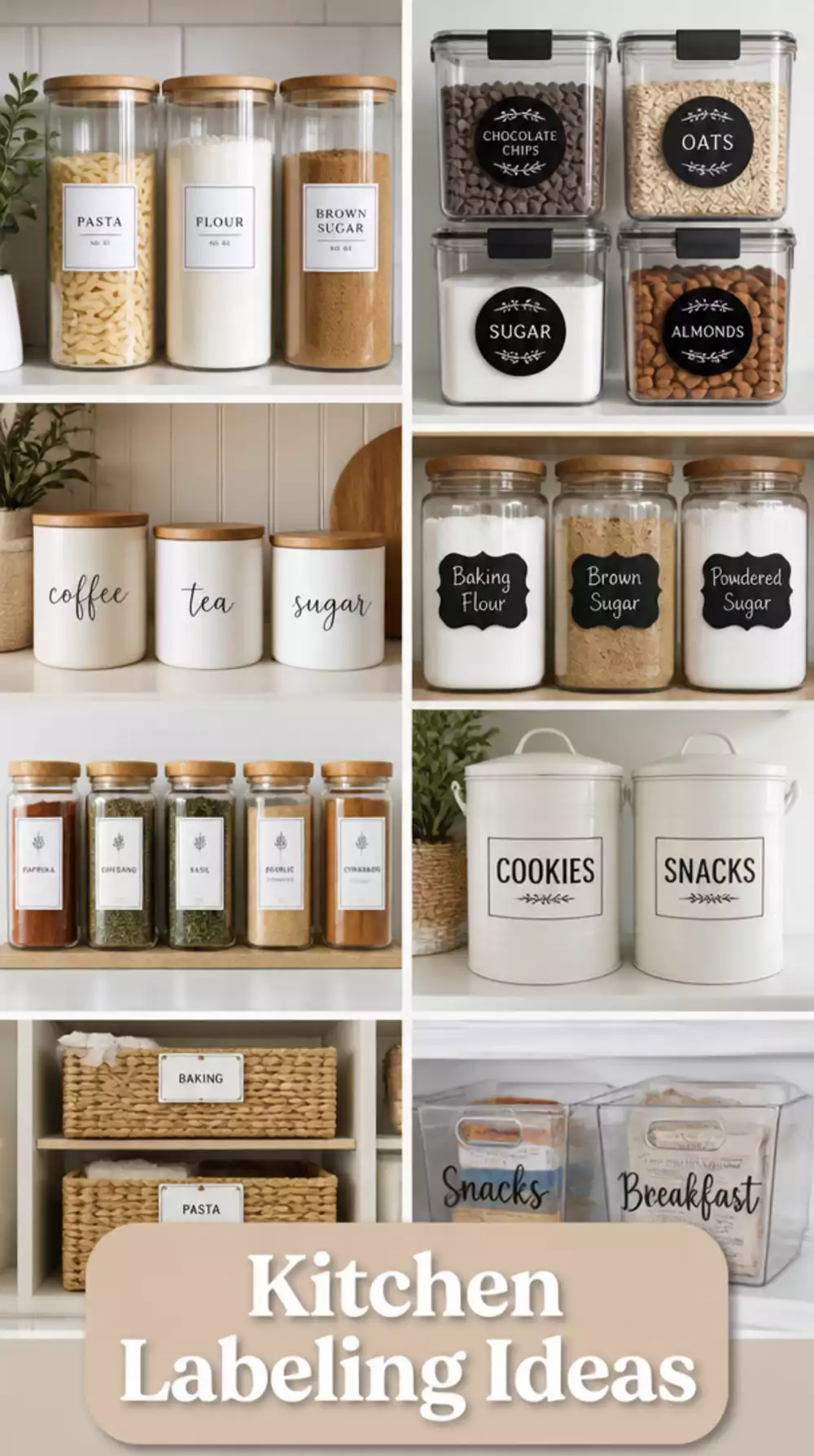 Why Matching Labels Are the Finishing Touch Every Kitchen Cabinet Needs
