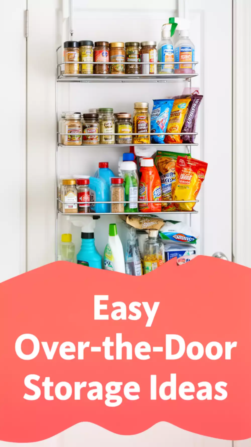 Maximize Pantry Space with Slim Over-the-Door Racks