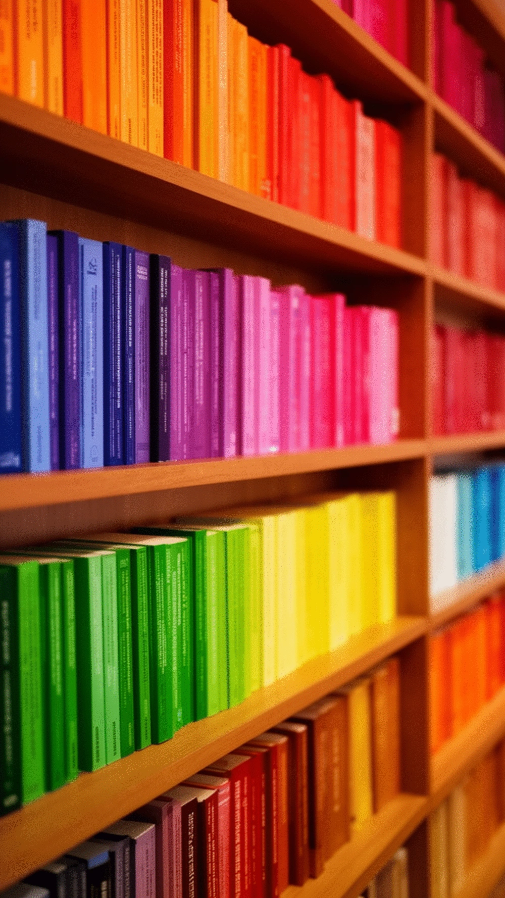 Why Organising Living Room Books by Colour Makes a Shelf Look Like Intentional Art