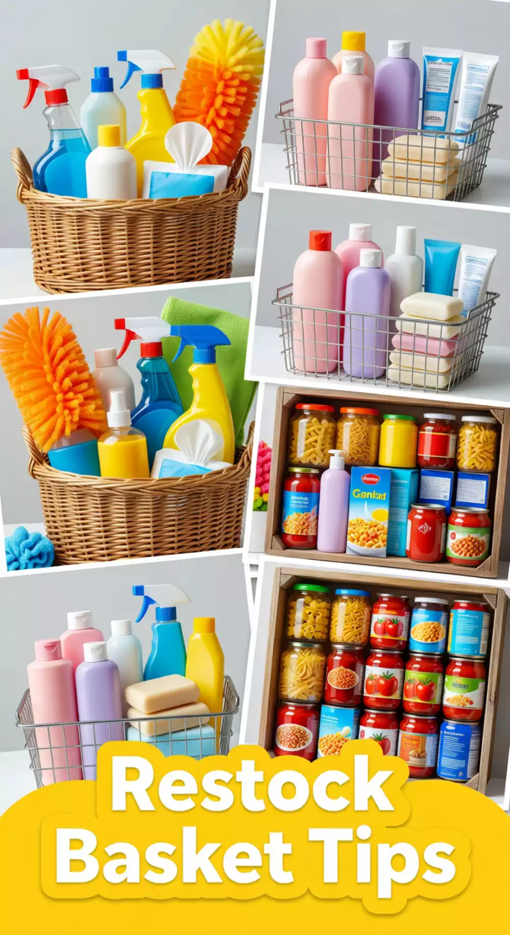 The Home Restock Basket Trick That Groups Items Running Low in One Visible Spot