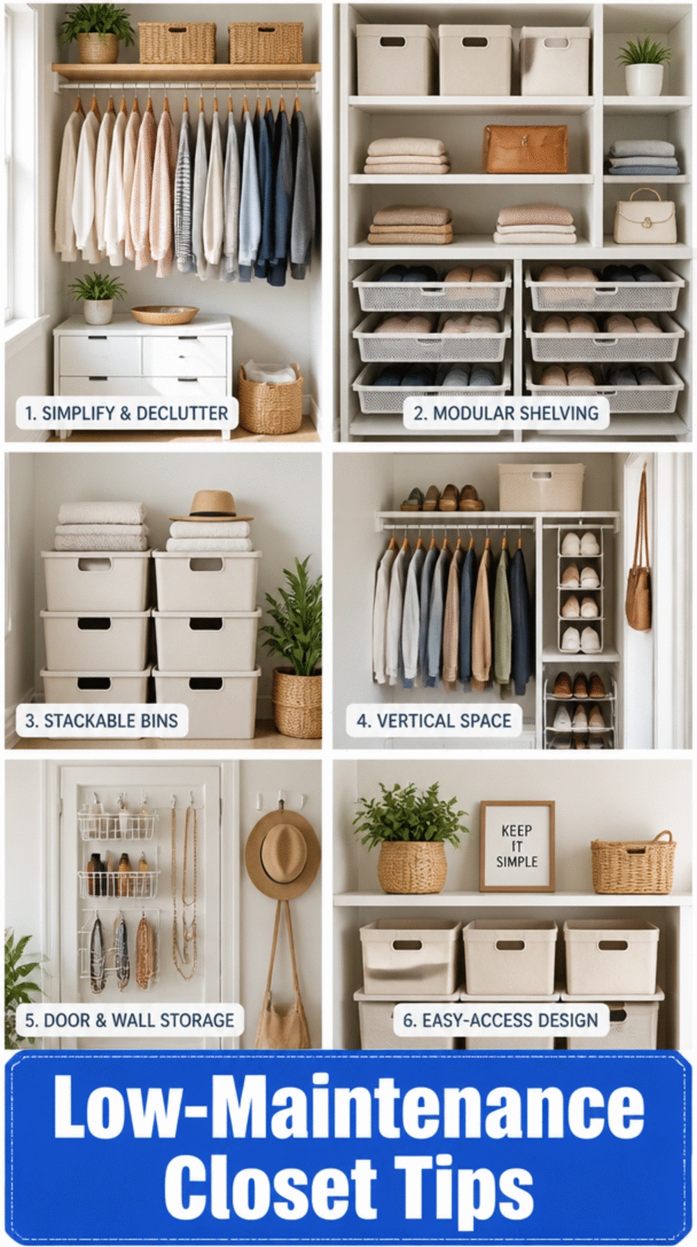 Why Low-Maintenance Closet Systems Work Better for ADHD Than Perfect Ones
