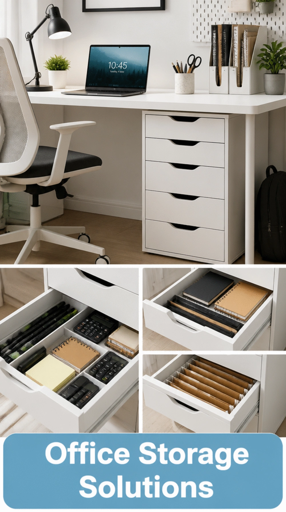 The IKEA Alex Drawer Unit That Fits Under a Desk for Full Office Storage