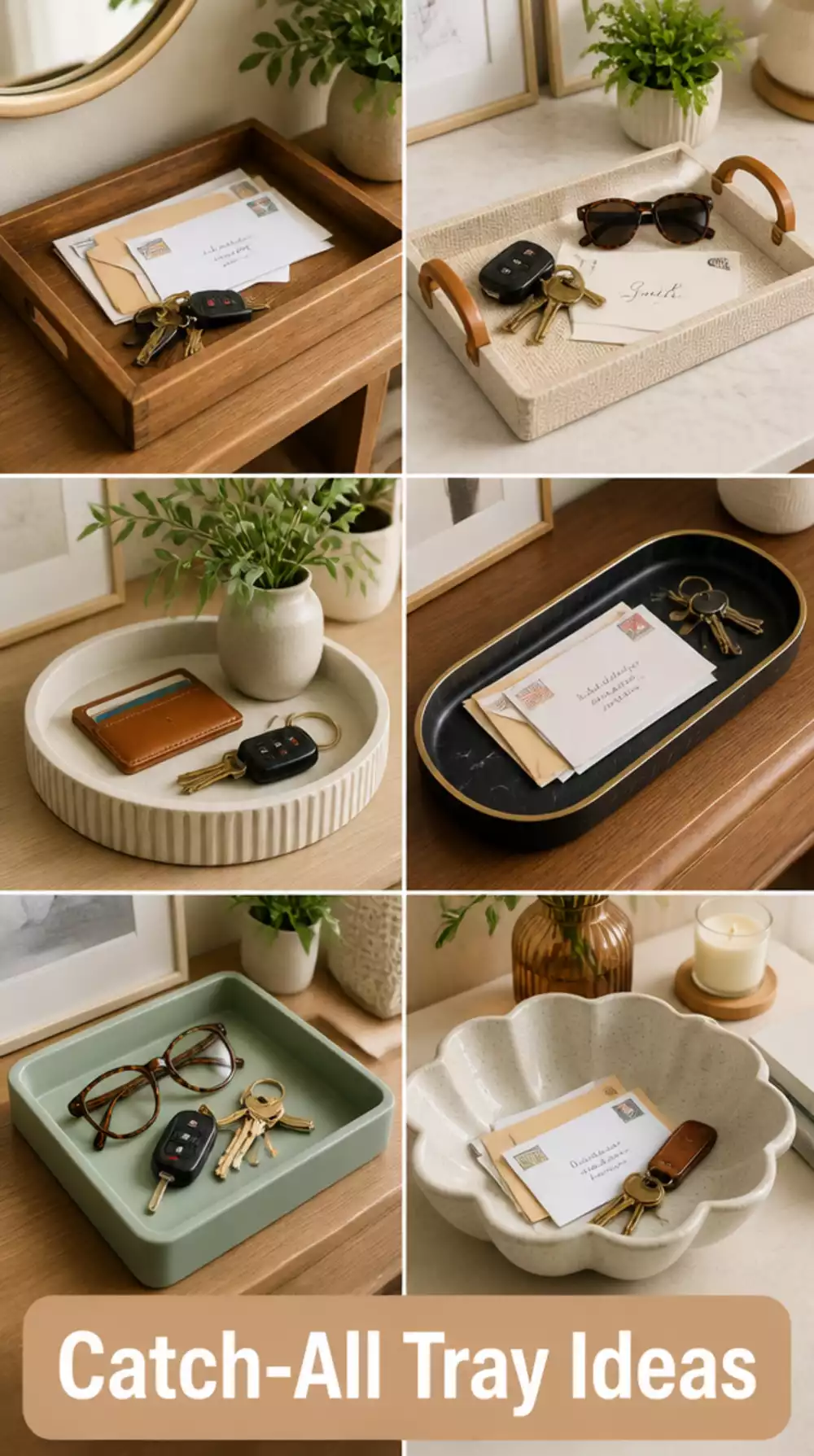 The Entryway Catch-All Tray That Stops Keys and Mail from Piling Up