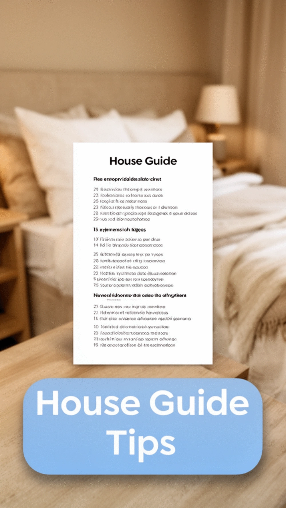 Why a Guest Room Printed House Guide Card Makes Every Stay Feel Effortlessly Hosted