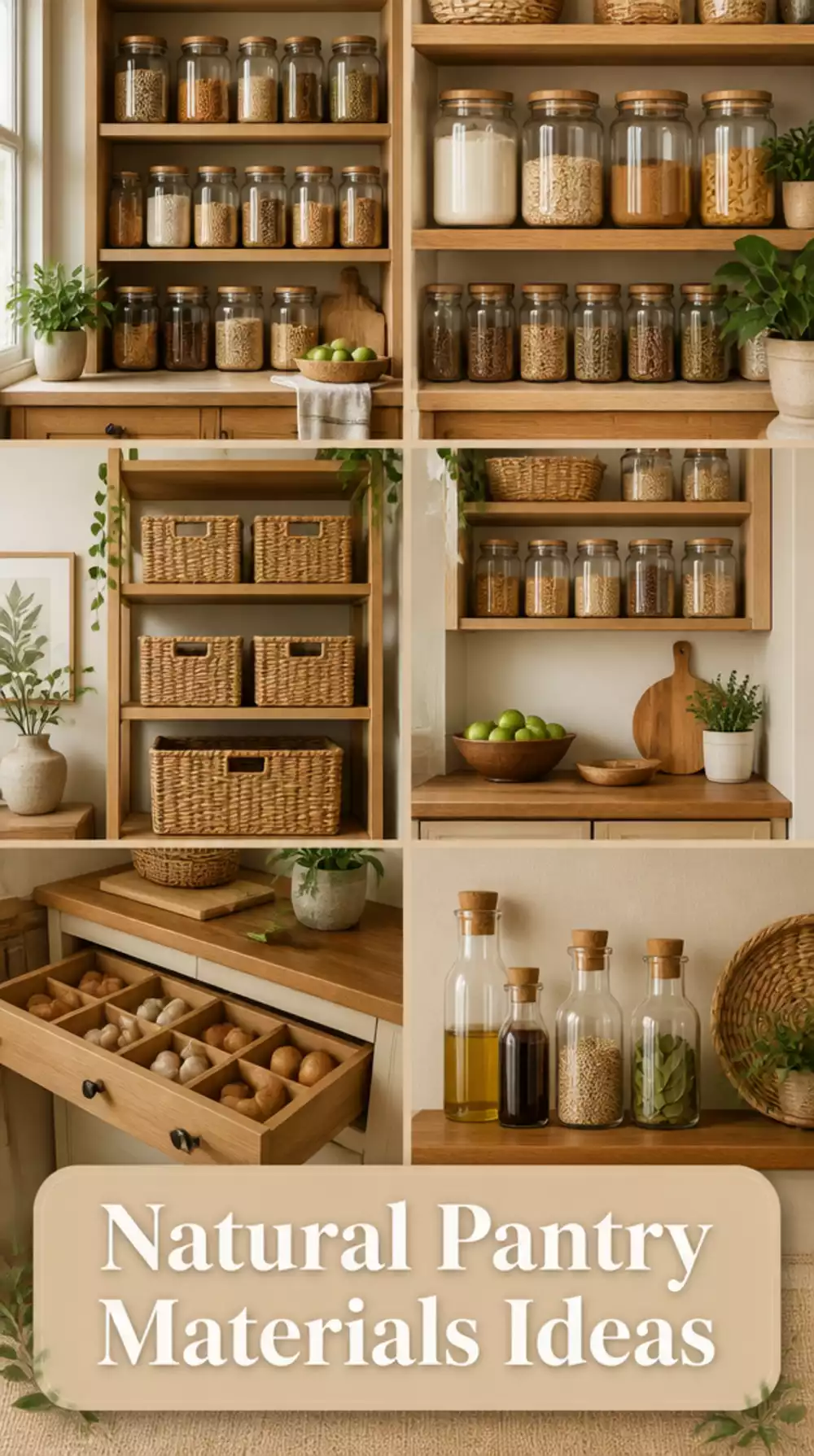 Why Natural Pantry Materials Make a Small Kitchen Feel More Like a Home