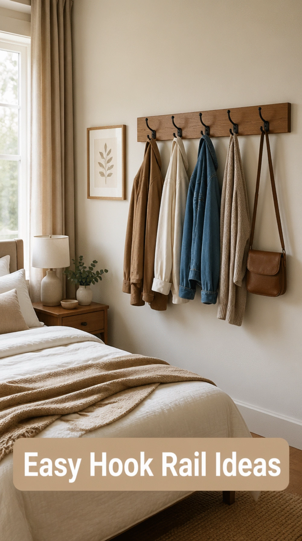 The ADHD Bedroom Hook Rail Trick That Means Clean Clothes Never Land on the Chair