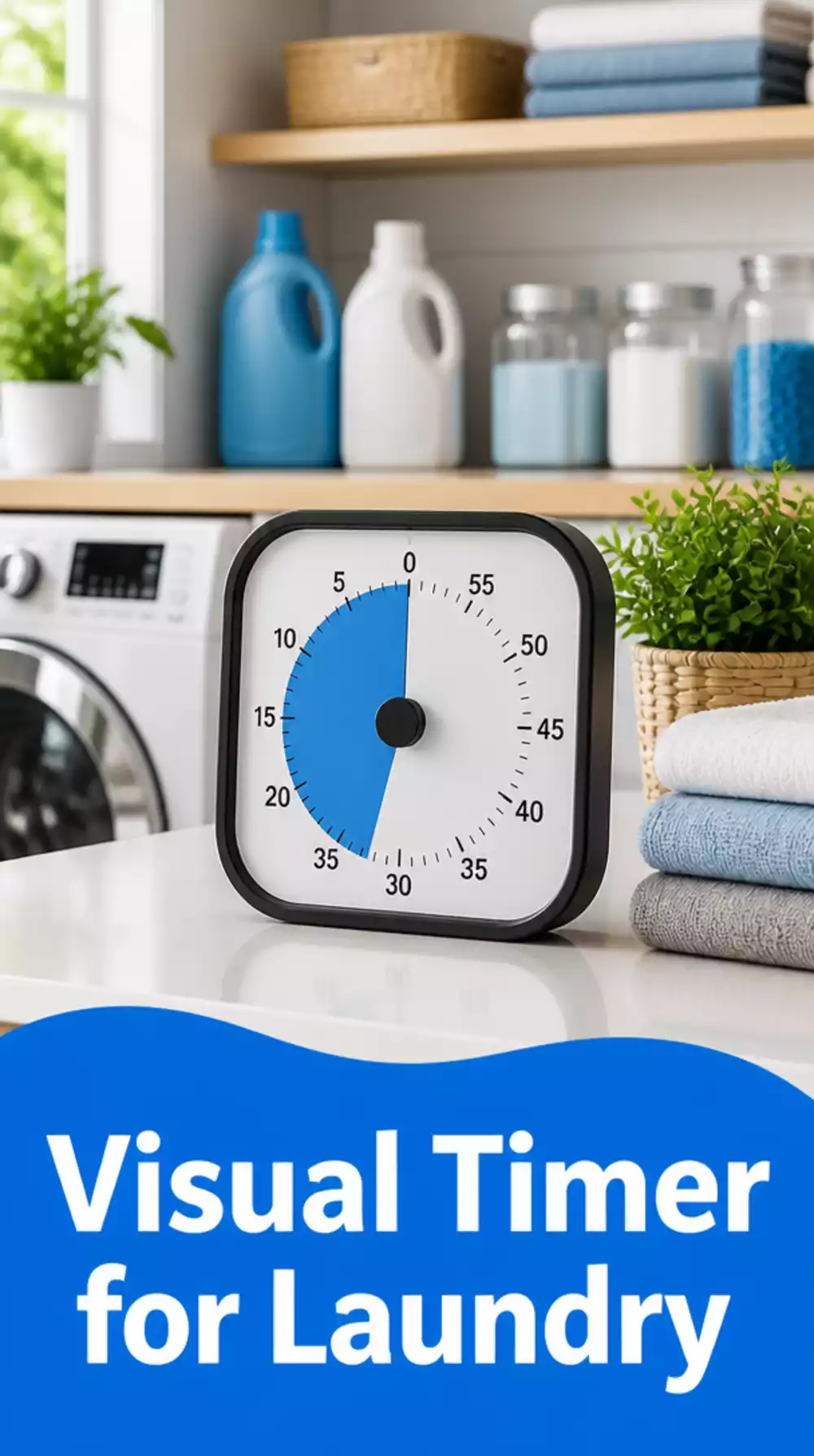 The ADHD Laundry Room Visual Timer Trick That Makes Switching Loads Feel Automatic