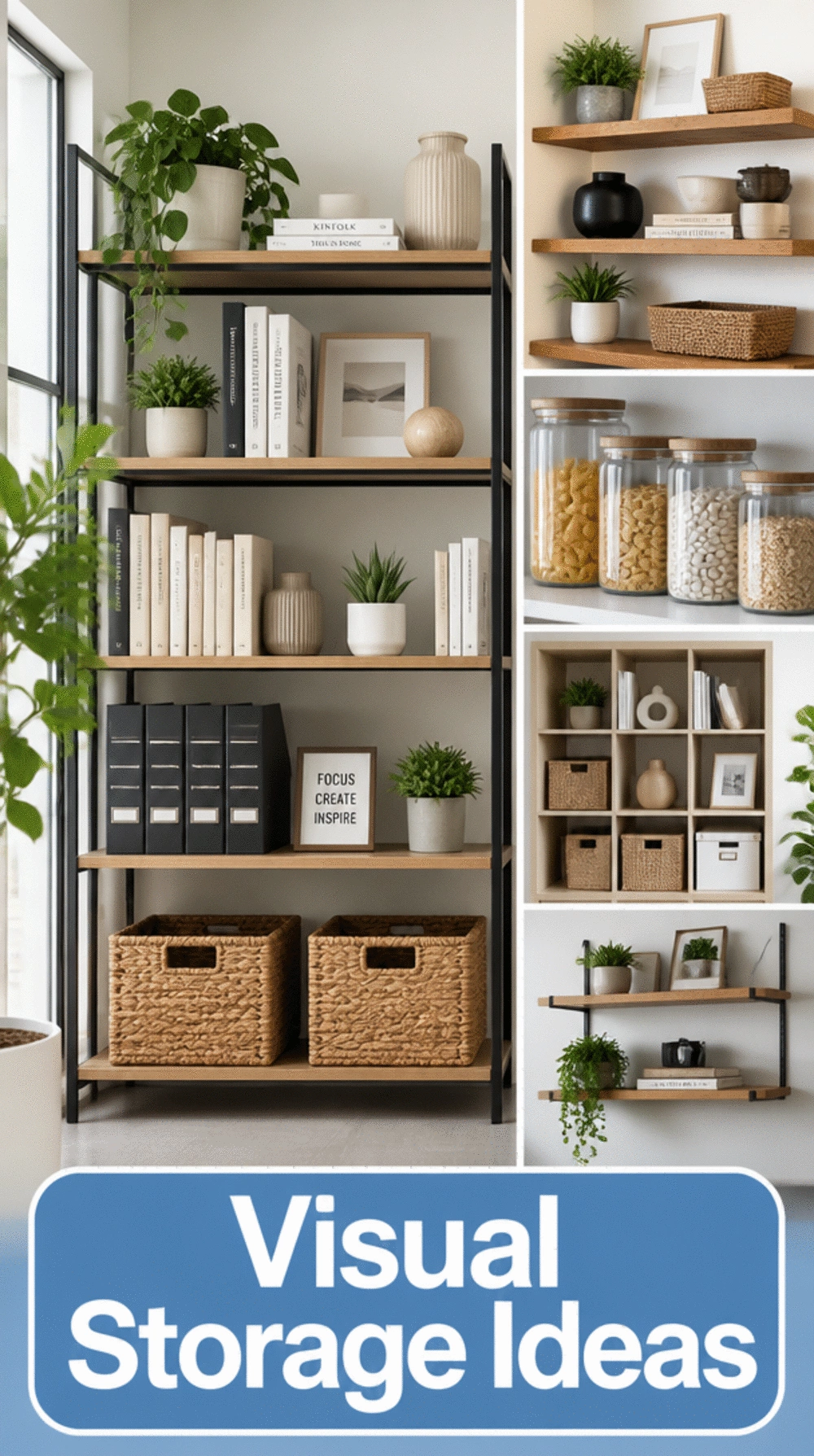 Why Visual Home Office Storage Works Better Than Closed Cabinets for ADHD Brains