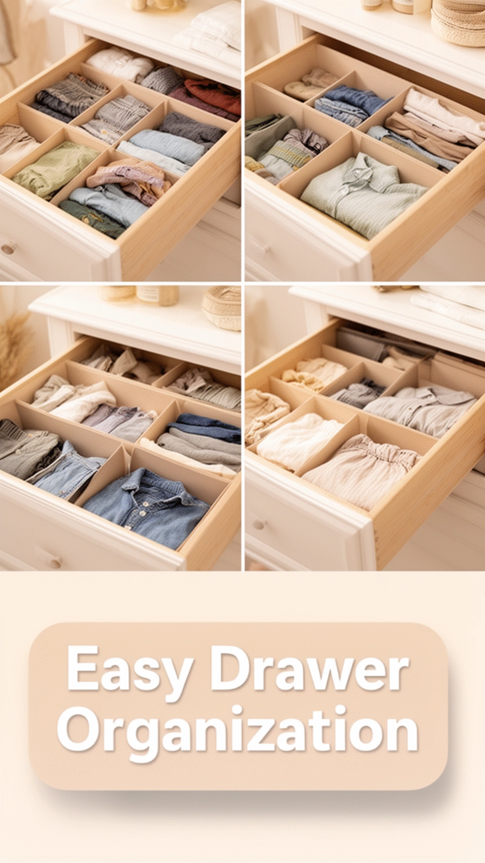 The One Drawer Divider Set That Makes a Messy Bedroom Dresser Instantly Tidy